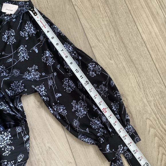 Cinq à Sept Women's Halette Dress Floral Black and White Midi Dress, Size 2 - Picture 9 of 16